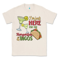Natural i'm here for the margaritas and tacos Classic Tee - MaliasSmallBusiness