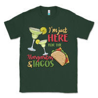 Sports Green i'm here for the margaritas and tacos Classic Tee - MaliasSmallBusiness