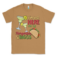 Toasted Coconut i'm here for the margaritas and tacos Classic Tee - MaliasSmallBusiness