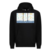 Black doodle flowers sippy cup tbs Premium Hoodie - TumblerDesignByShophia