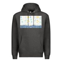 Charcoal Heather doodle flowers sippy cup tbs Premium Hoodie - TumblerDesignByShophia
