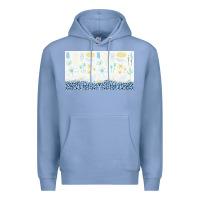 Colony Blue doodle flowers sippy cup tbs Premium Hoodie - TumblerDesignByShophia