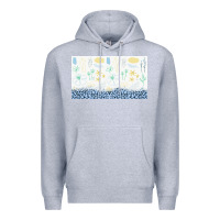 Heather Grey doodle flowers sippy cup tbs Premium Hoodie - TumblerDesignByShophia