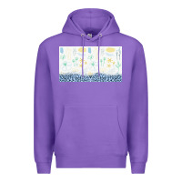 Purple doodle flowers sippy cup tbs Premium Hoodie - TumblerDesignByShophia