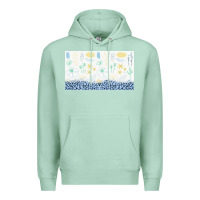 Seafoam doodle flowers sippy cup tbs Premium Hoodie - TumblerDesignByShophia