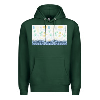 Sports Green doodle flowers sippy cup tbs Premium Hoodie - TumblerDesignByShophia
