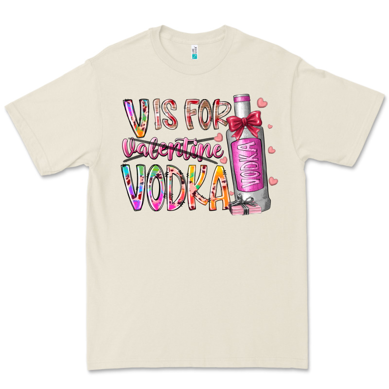 Vis For Valentine Vodka Premium Tee by RacoonDesign | Teevron