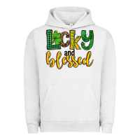 Pigment Lunar Rock St. Patrick's Lucky and blessed Urban Hoodie - OliviaCreatesArt