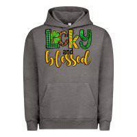 Pigment Tornado St. Patrick's Lucky and blessed Urban Hoodie - OliviaCreatesArt