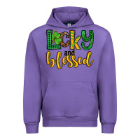 Tulip St. Patrick's Lucky and blessed Urban Hoodie - OliviaCreatesArt