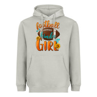 Moon Dust Football kinda Girl Heavyweight Hoodie - NancyCooperArtShop