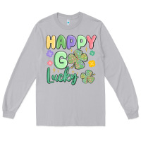 Moon Dust happy go lucky Long Sleeve Tee - MaliasSmallBusiness