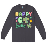 Smoke happy go lucky Long Sleeve Tee - MaliasSmallBusiness