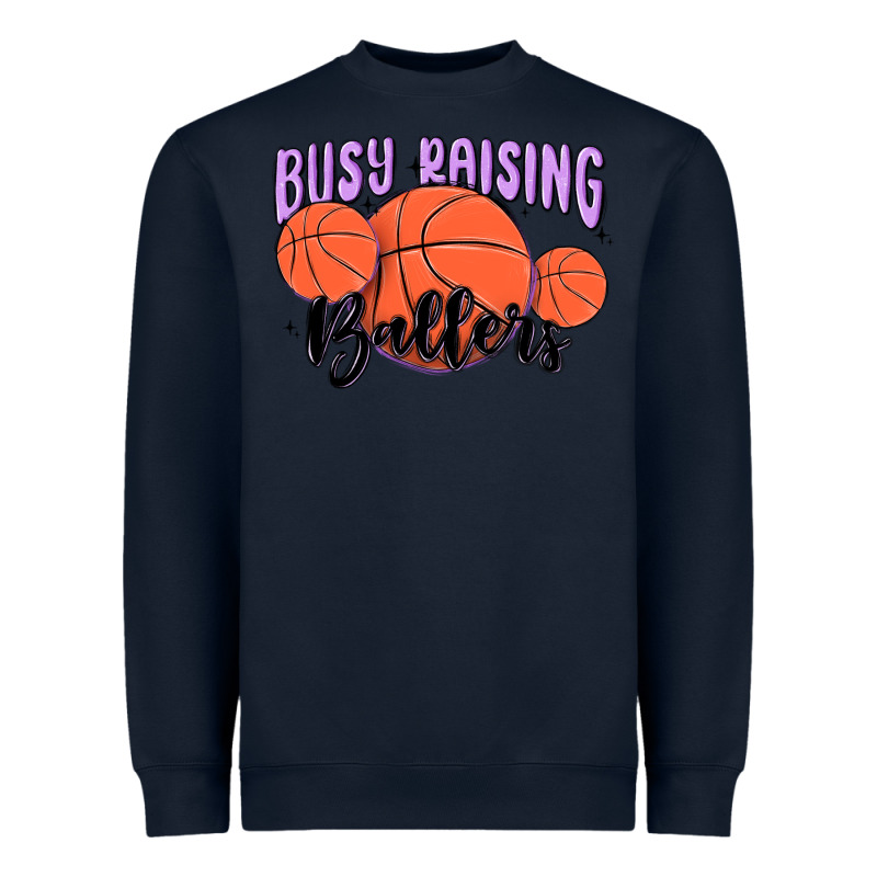 Busy Raising Ballers Heavyweight Sweatshirt by MaliasSmallBusiness | Teevron
