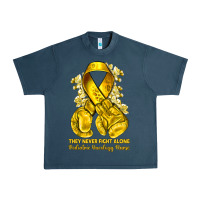 They Never Fight Alone Yellow Ribbon With Boxing G Urban Heavy Tee | Teevron