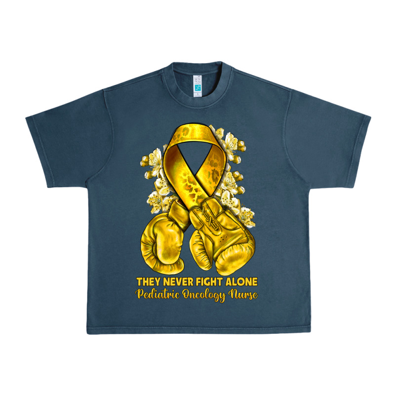 They Never Fight Alone Yellow Ribbon With Boxing G Urban Heavy Tee by NancyCooperArtShop | Teevron