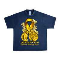 Navy they never fight alone yellow ribbon with boxing g Urban Heavy Tee - NancyCooperArtShop