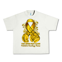 Pistachio they never fight alone yellow ribbon with boxing g Urban Heavy Tee - NancyCooperArtShop