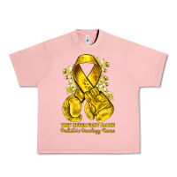Salmon they never fight alone yellow ribbon with boxing g Urban Heavy Tee - NancyCooperArtShop