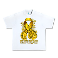 White they never fight alone yellow ribbon with boxing g Urban Heavy Tee - NancyCooperArtShop