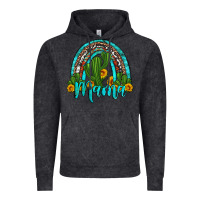 Vintage Black western cactus and sunflower mama rainbow Vintage Hoodie - Artiststas