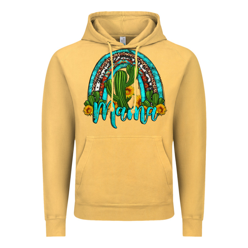 Western Cactus And Sunflower Mama Rainbow Vintage Hoodie by Artiststas | Teevron