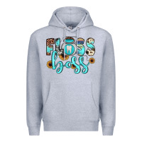 Heather Grey floss boss Premium Hoodie - JahusDesignShop