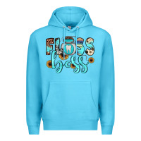 Ocean Blue floss boss Premium Hoodie - JahusDesignShop