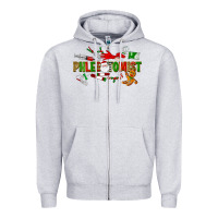 Heather Grey christmas phlebotomist Zipper Hoodie - LillyAllenDesigns