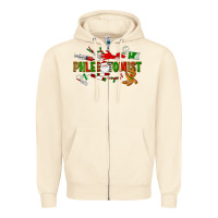Sandshell christmas phlebotomist Zipper Hoodie - LillyAllenDesigns