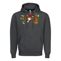 Smoke christmas phlebotomist Zipper Hoodie - LillyAllenDesigns