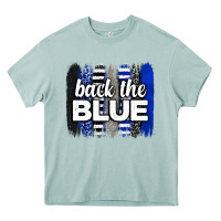 Arona Back the blue brushstrokes Heavy Core Tee - Neo Western