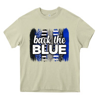 Mossy Back the blue brushstrokes Heavy Core Tee - Neo Western