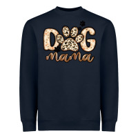 Navy dog mama Heavyweight Sweatshirt - MaliasSmallBusiness