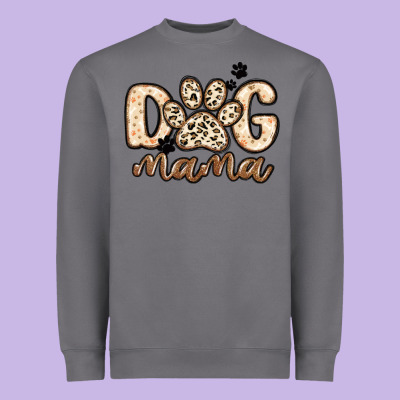 Dog Mama Heavyweight Sweatshirt Designed By Maliassmallbusiness