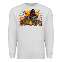 Dove Grey Happy Halloween Premium Sweatshirt - texasbilliewilder