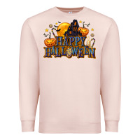 Pale Pink Happy Halloween Premium Sweatshirt - texasbilliewilder