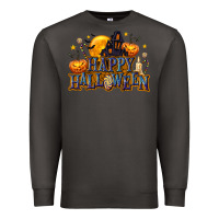 Smoke Happy Halloween Premium Sweatshirt - texasbilliewilder