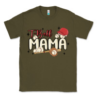 Army Green t ball mama baseball Classic Tee - MaliasSmallBusiness