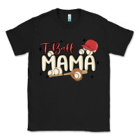 Black t ball mama baseball Classic Tee - MaliasSmallBusiness