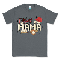Charcoal Heather t ball mama baseball Classic Tee - MaliasSmallBusiness