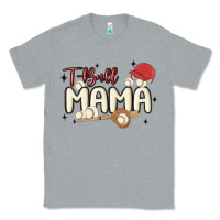 Heather Grey t ball mama baseball Classic Tee - MaliasSmallBusiness