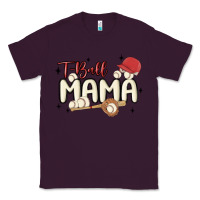Plum t ball mama baseball Classic Tee - MaliasSmallBusiness