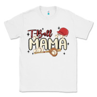 White t ball mama baseball Classic Tee - MaliasSmallBusiness