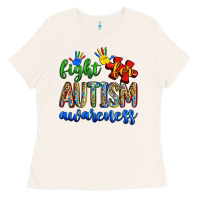 Bone fight for autism awareness Ladies Tee - Zillion Design Studio