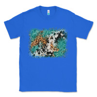True Royal cowhide turquoise leather background Classic Tee - AdoDesignShop