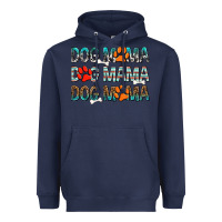 Navy Dog Mama Heavyweight Hoodie - texasbilliewilder