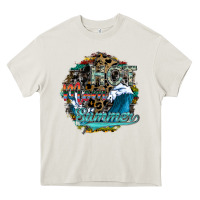 Cream hot mom summer Heavy Core Tee - SublimationCraftShop