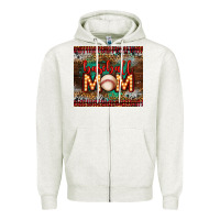 Oatmeal Heather baseball Zipper Hoodie - LillyAllenDesigns
