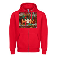 Red baseball Zipper Hoodie - LillyAllenDesigns